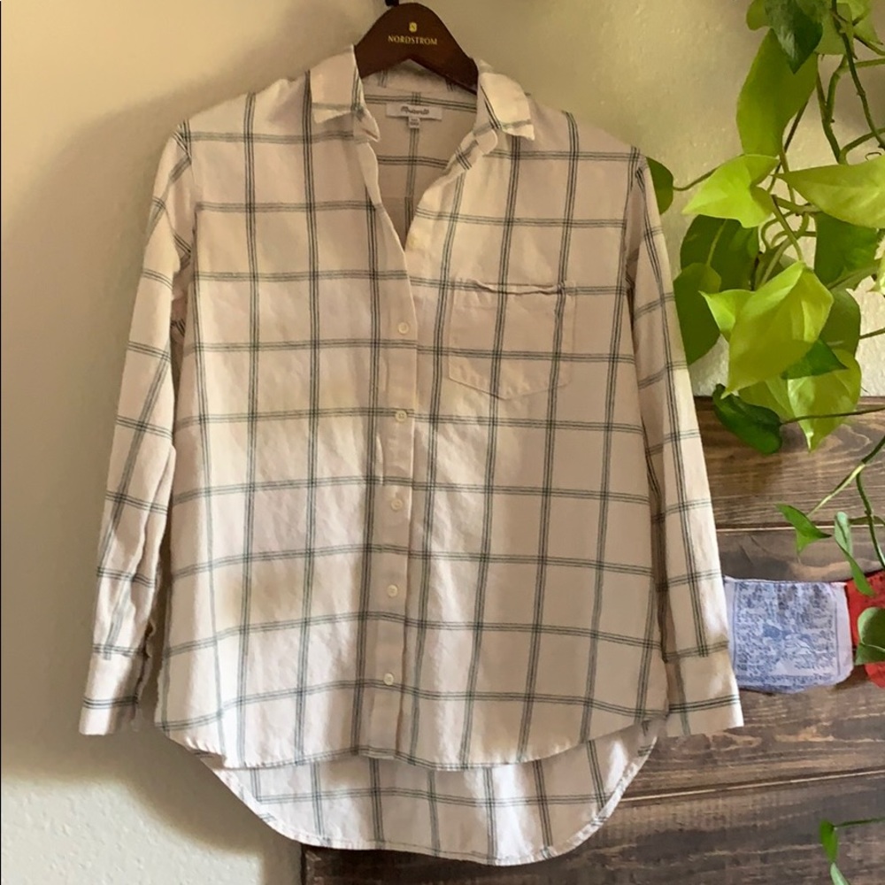Madewell ex-boyfriend lightweight flannel